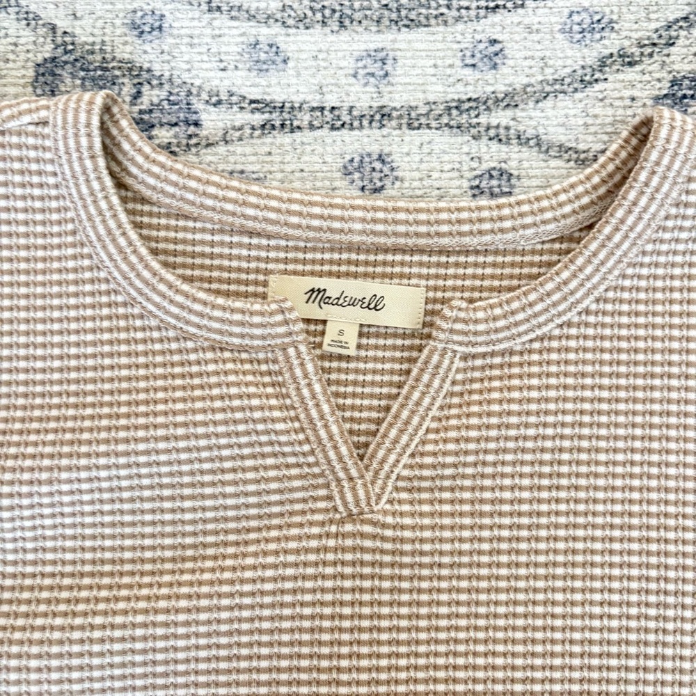 Madewell Women's Striped Baby Tee - Picture 2 of 2